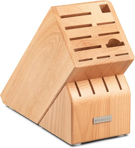 WÜSTHOF Bloque de almacenamiento para cuchillos de madera natural con 15 ranuras