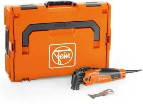 Miniatura 10 de Fein MultiMaster MM 500 Start - Kit oscilante para construcción y renovación de interiores, 350 W, montaje Starlock Max, sistema QuickIn, vibración