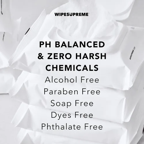 Miniatura 6 de Wipesupreme Toallitas compostables, hipoalergénicas para pieles sensibles, verificadas por EWG, hidratantes con ácido hialurónico, aptas para recién