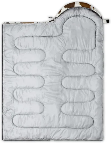 Miniatura 8 de CVHOUSE - Sacos de dormir para acampar, para 3 estaciones, clima cálido y fresco, ligeros, resistentes al agua, para adultos y niños