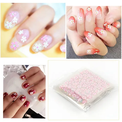 Miniatura 7 de 30 hojas de calcomanías de arte de uñas, diseño de corazón, plumas, flores, 3D, autoadhesivas, holográficas, mariposas, luna, decoración de uñas