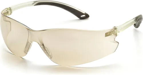 Miniatura 9 de Pyramex Itek - Gafas de seguridad con lentes ámbar, patillas ámbar Marco y lentes azul infinity