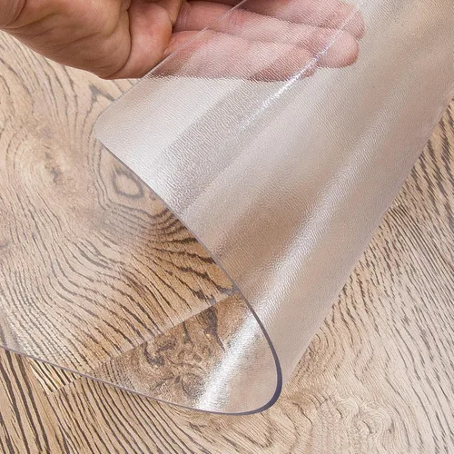 Miniatura 39 de Protector de mesa transparente de 12 x 36 pulgadas, 1.5 mm de grosor, cubierta de mesa de plástico impermeable, protector de mesa transparente