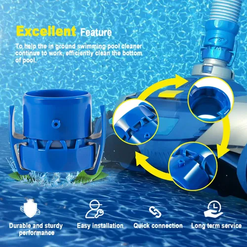 Miniatura 3 de R0526900 Conector rápido para Zodiac Baracuda MX6, MX8, T5 y T5 Duo Aspiradores Azul