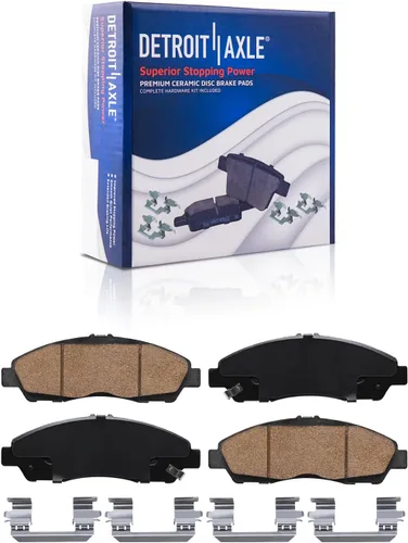 Miniatura 15 de Detroit Axle - Kit de freno delantero para Dodge Ram 1500 Durango Dakota Chrysler Aspen Dakota Driver Side Disco Freno Pinza de freno de cerámica