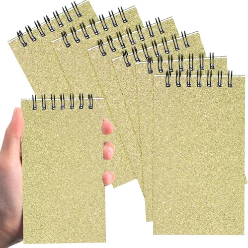 Miniatura 8 de Tenceur 100 piezas de cuadernos de bolsillo pequeños a granel, 3 x 5 pulgadas, cuadernos de notas en espiral mini con tapa superior, cuadernos