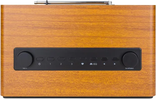 Miniatura 6 de Ocean Digital WR-860 FM Radio de Internet Wi-Fi con altavoces estéreo, reloj despertador, temporizador de sueño, salida de línea, entrada auxiliar