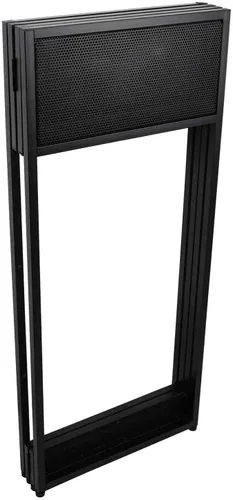Miniatura 8 de XF-VISTA BL MK2 VISTA VISTA Estación de Mesa de Fachada para Cabina de DJ con Kit de Tela Blanco/Negro y Bolsa de Viaje Acolchada Hardware Negro