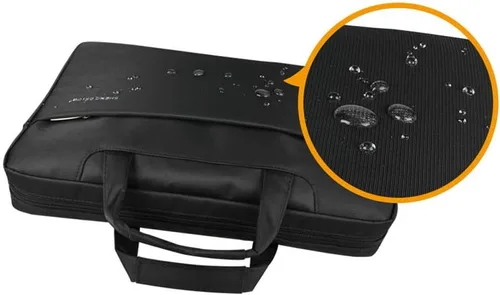 Miniatura 5 de Bolsa para laptop de 18.4 pulgadas de nylon impermeable con amortiguación, apta para laptops de juego de hasta 18 pulgadas, portátiles, computadoras