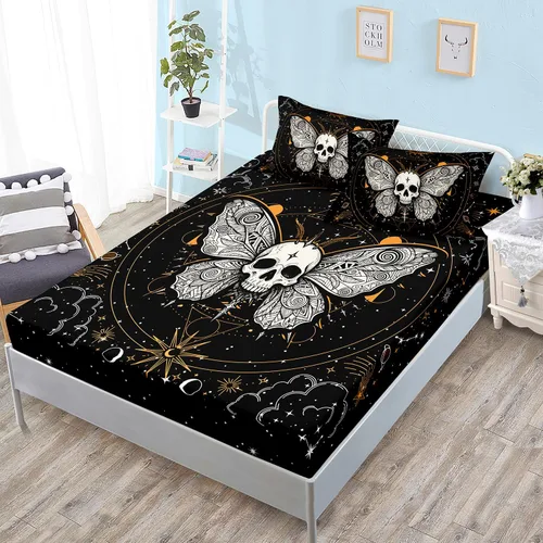 Miniatura 12 de HOSIMA Juego de sábanas bajeras con temática de tortuga marina, diseño de playa costera, para decoración de habitación de niños, adolescentes