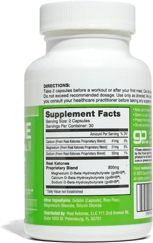 Miniatura 2 de BHB - Píldoras cetonas exógenas Keto - Pastillas de electrolitos Real Ketones Keto para un mayor rendimiento energético y cetosis rápida, píldoras