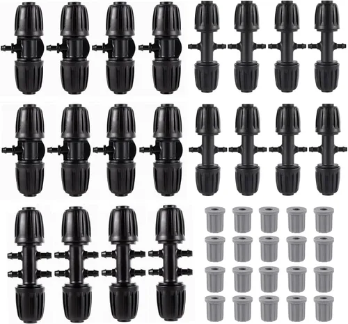 Miniatura 5 de Accesorios de tubería de riego de 1/2 pulgada para (1/2 pulgada de diámetro interior x 0.6-0.63 pulgadas de diámetro) 0.630 in de tubería de goteo