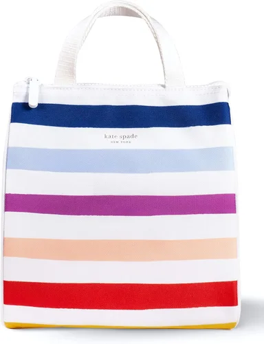 kate spade new york Bolsa de almuerzo, rayas de caramelo, Talla única, Térmica