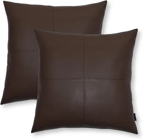 Miniatura 102 de Funda de almohada de piel de cordero – Funda de cojín para sofá, fundas decorativas para sala de estar o dormitorio de 20 x 20 pulgadas – Caja