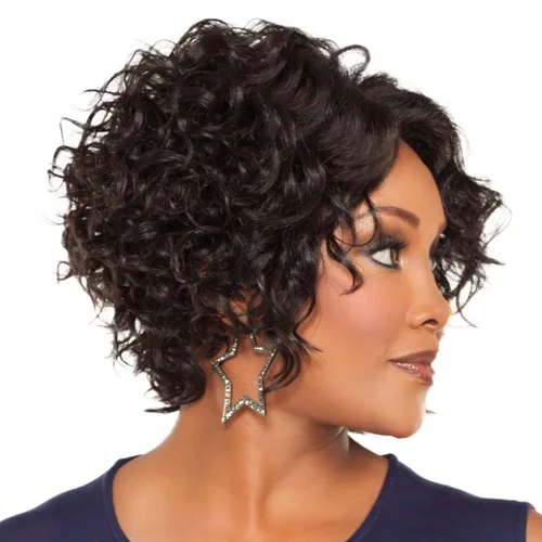Miniatura 2 de Vivica A. Fox MEGAN-V Nueva fibra Futura, pelo de bebé natural encaje frontal peluca en color 1