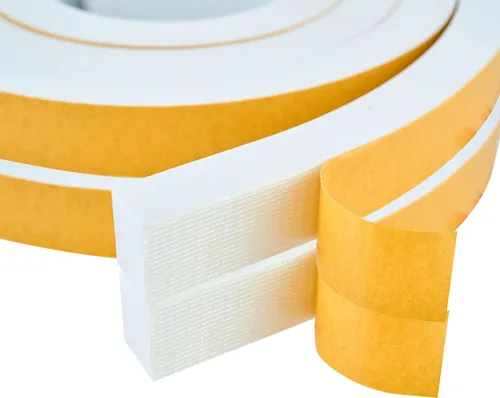 Burlete de espuma de alta densidad para sellar puerta, rollo de cinta aislante para marco de puerta, ventana, aire acondicionado | Burlete de Blanco