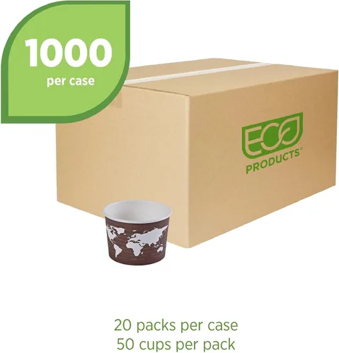 Miniatura 2 de Eco-Products, Inc Recipientes para sopa con diseño del mundo, Mixto, 1000