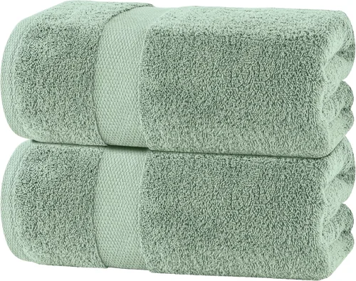 Miniatura 32 de Toallas de mano blancas clásicas para baño [paquete de 12] Toallas de mano de algodón a granel para gimnasio, cocina y spa, 16x27 pulgadas, toallas