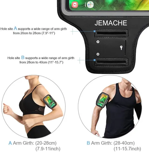 Miniatura 4 de Brazalete para Galaxy A56 A55 A54, resistente al agua, para gimnasio, correr, entrenamiento, para Samsung Galaxy A52 A53 A54 A55 A56 con soporte