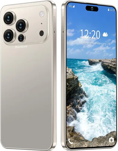 Miniatura 9 de Teléfono celular desbloqueado PMAX de 12 GB+512 GB, pantalla HD de 6.99 pulgadas, teléfonos Android 15 5G, batería 7000 mAh desbloqueado el Rojo vino