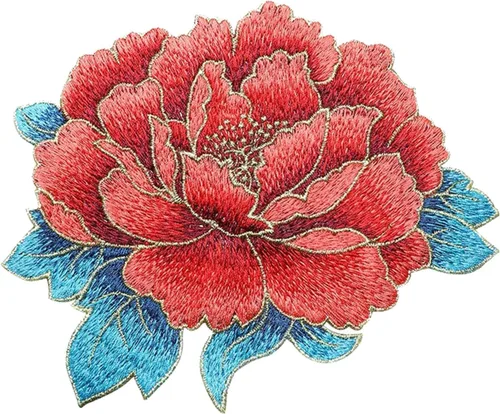 Miniatura 13 de 5 parches de flores coloridas, parches de loto para coser para planchar para ropa de bricolaje, jeans, costura Conjunto de loto