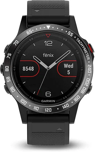 Miniatura 4 de Anillo de bisel de acero inoxidable compatible con Garmin Fenix 5/5 Plus, cubierta adhesiva antiarañazos y protector de colisiones para accesorio