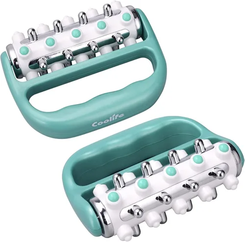 Miniatura 3 de Coolife Fascia Rodillo de masaje muscular liberador y eliminador de celulitis, mini punto de activación, herramienta de masajeador de terapia