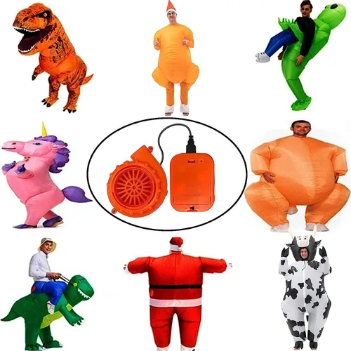 Miniatura 2 de Mini ventilador para disfraz de dinosaurio de Halloween o cabeza de mascota de muñeca u otros trajes inflables de ropa de juego