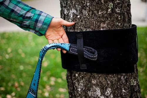 Miniatura 4 de Protectores de Árboles por ZenMonkey Slacklines, Perfectos para Slacklines, Ninjalines, Tirolesas, Columpios de Árbol, con Correas Guía