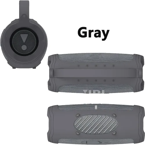 Miniatura 4 de JCHPINE Funda de silicona para altavoz Bluetooth portátil JBL Charge 5, soporte protector para accesorios de altavoces JBL Charge 5