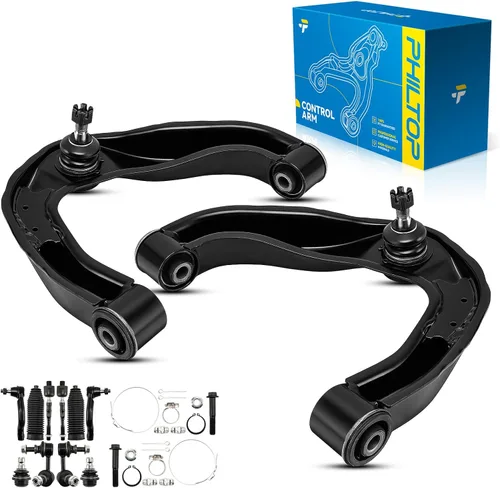 Miniatura 176 de PHILTOP Kit de suspensión delantera de 10 piezas, brazos de control inferiores con juntas de bola, eslabones de extremo de barra estabilizadora