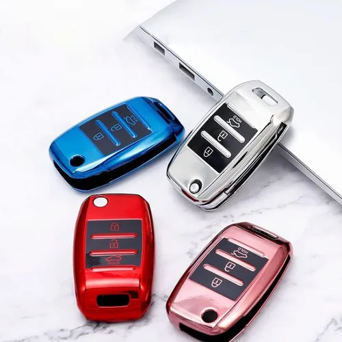 Miniatura 3 de TPU Car Key Case Cover Protection Fob, for KIA Rio 3 K2 K3 K4 K5 Sportege 4 Picanto Optima Soul Ceed Sorento Forte Stinger Cerato
