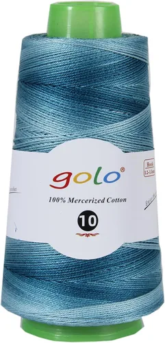 Miniatura 170 de Golo - 3 bolas de hilo de ganchillo tamaño 10, hilo de crochet para tejer a mano 102