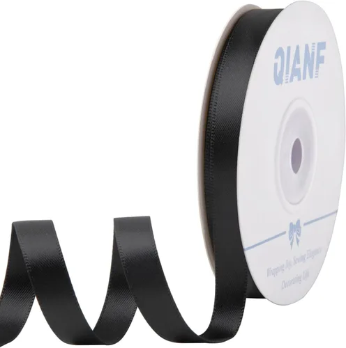 Miniatura 56 de QIANF Cinta plateada de satén de doble cara de 1-1/2 pulgadas para envolver regalos, lazos para el pelo, hacer cintas para el cabello, bandas
