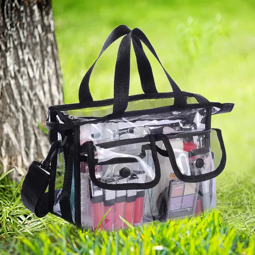 Miniatura 6 de Bolsa de cosméticos transparente, Claro, Moderno