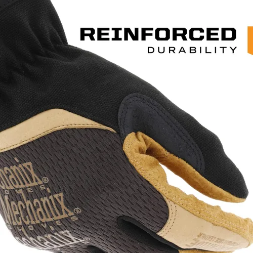 Miniatura 3 de Mechanix Wear Fastfit Guantes de Cuero - Guantes Resistentes a la Abrasión para Seguridad de las Manos - Transpirables - Ajuste Seguro - Palma