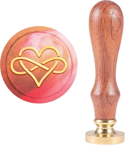 Miniatura 15 de CRASPIRE Sello de cera para gatos, sello de cera de luna, diseño de flores, retro, de 0.98 pulgadas, cabeza de sello de latón extraíble con mango