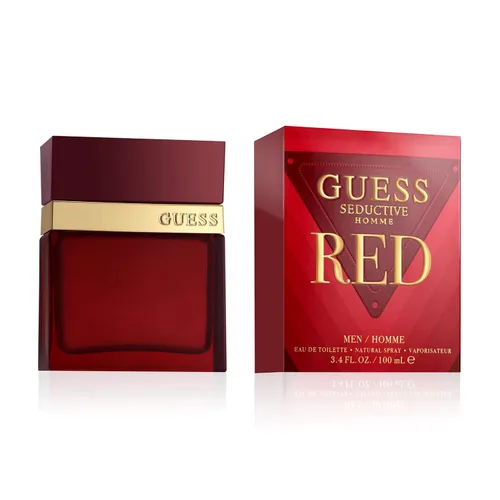 Guess Seductive Red Men/Homme Eau de Toilette en aerosol para hombres, 3.4 fl. oz.