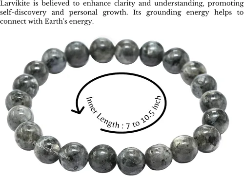 Miniatura 287 de Amazing Gemstone Crystal Bracelet for Women Men's Gifts - Protection Healing Crystal Bracelet - 8mm Gemstone Beaded Stretchable Bracelet Pulseras