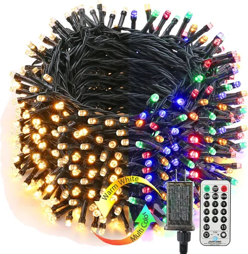 Miniatura 8 de Brizled Luces de Navidad inteligentes, 66 pies, 200 luces LED que cambian de color, aplicación y control de voz, luces de árbol de Navidad Blanco