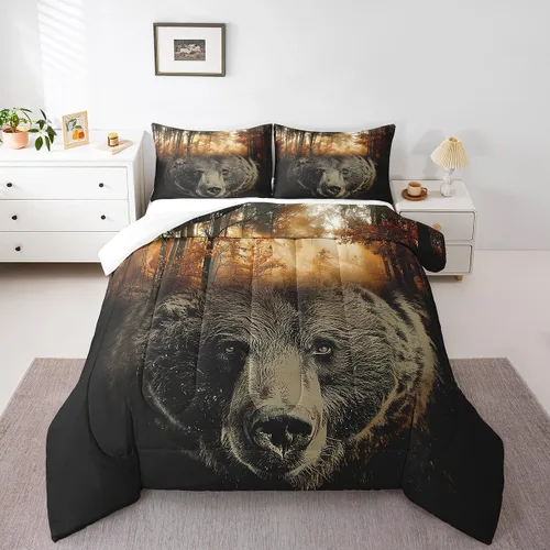 Miniatura 16 de Castle Fairy - Juego de funda de edredón con bandera estadounidense tamaño King, ropa de cama para niñas y adolescentes, funda de edredón con Multi