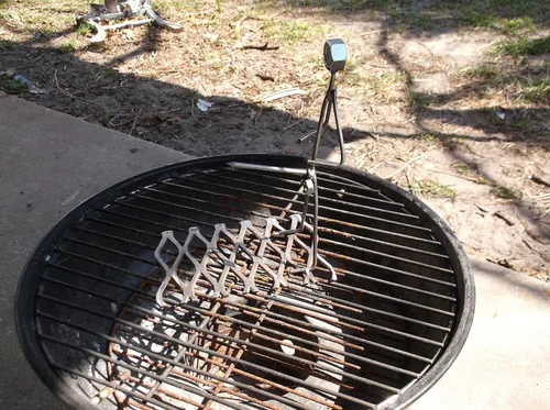 Miniatura 2 de Barbacoa Grill Guy, Hot Dog Metal Art Figurine, BBQ, salchicha