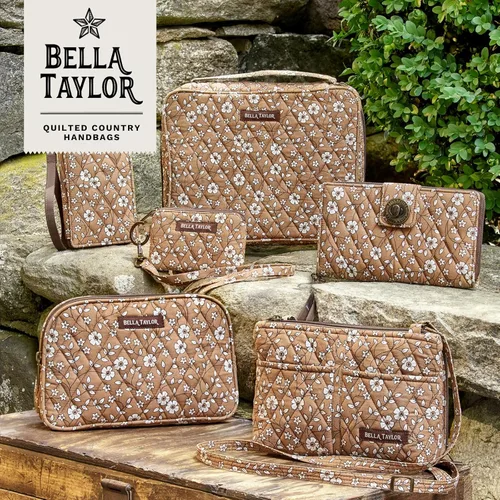 Miniatura 5 de Bella Taylor Cordón de identificación para mujeres y niñas, llavero cartera con soporte para insignia y bolsa con cremallera, algodón acolchado