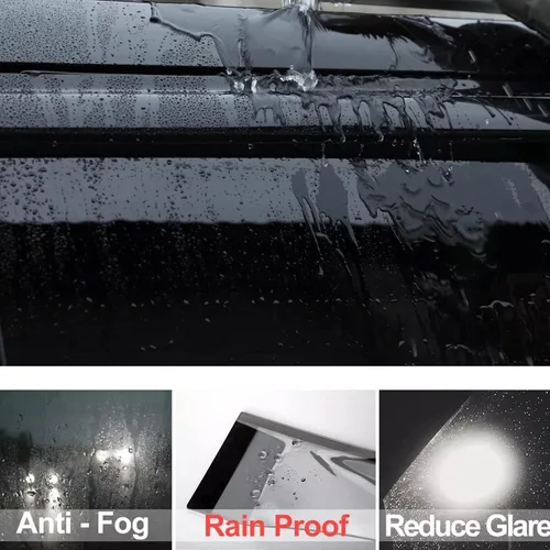Miniatura 5 de inchannel - Visera de ventana compatible con Chevy Equinox 2018-2024, deflector de ventilación de viento, humo, 4 piezas