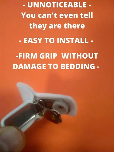Miniatura 2 de Paquete de 8 clips acolchados JAS Drapery para edredón que evitan que los edredones se muevan dentro de la funda de edredón