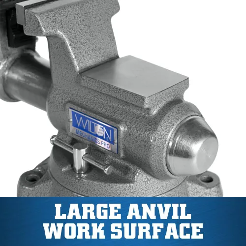Miniatura 4 de Wilton Mechanics Pro Bench Vise, ancho de mandíbula de 4-1/2", abertura de mandíbula de 4", garganta de 3-1/2" (Modelo 845M)