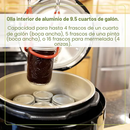 Miniatura 7 de Nesco NPC-9 Olla a Presión Eléctrica Inteligente y Enlatadora, Acero Inoxidable, 9.5 Qt