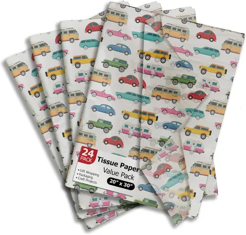 Miniatura 13 de Pro Supply Global Papel de seda impreso con hojas de otoño para bolsas de regalo o cajas y envoltura, papel de seda decorativo de otoño a granel