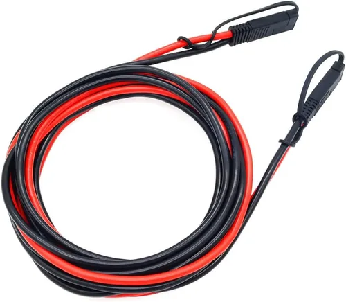 Miniatura 2 de Cable de extensión SAE de 10 pies 10 AWG SAE a SAE de desconexión rápida, cable de extensión de panel solar con adaptador de polaridad SAE inversa