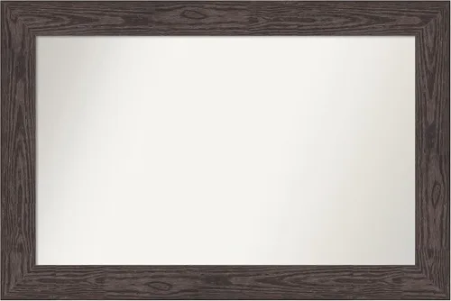 Miniatura 174 de Amanti Art Espejo personalizado, espejo de baño negro puente, espejo de pared o espejo de tocador de baño sobre el fregadero (26 x 26 pulgadas)